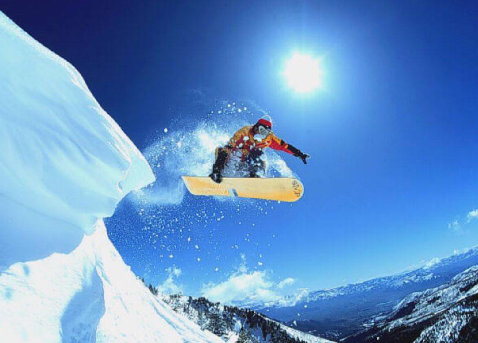 This visual is about I do snowboarding and i thought this shot was cool hop...